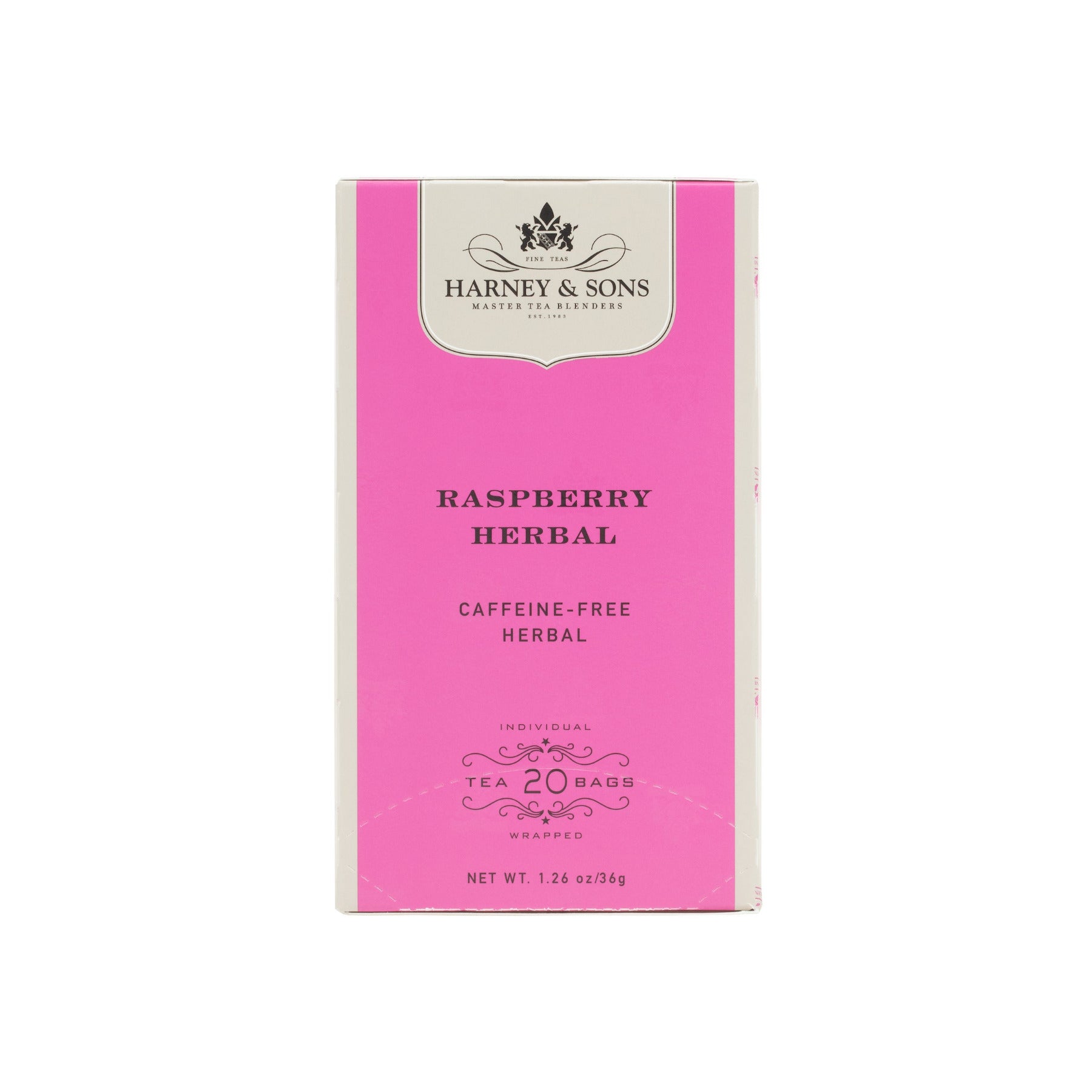 Raspberry Herbal , Box of 20 Premium Teabags