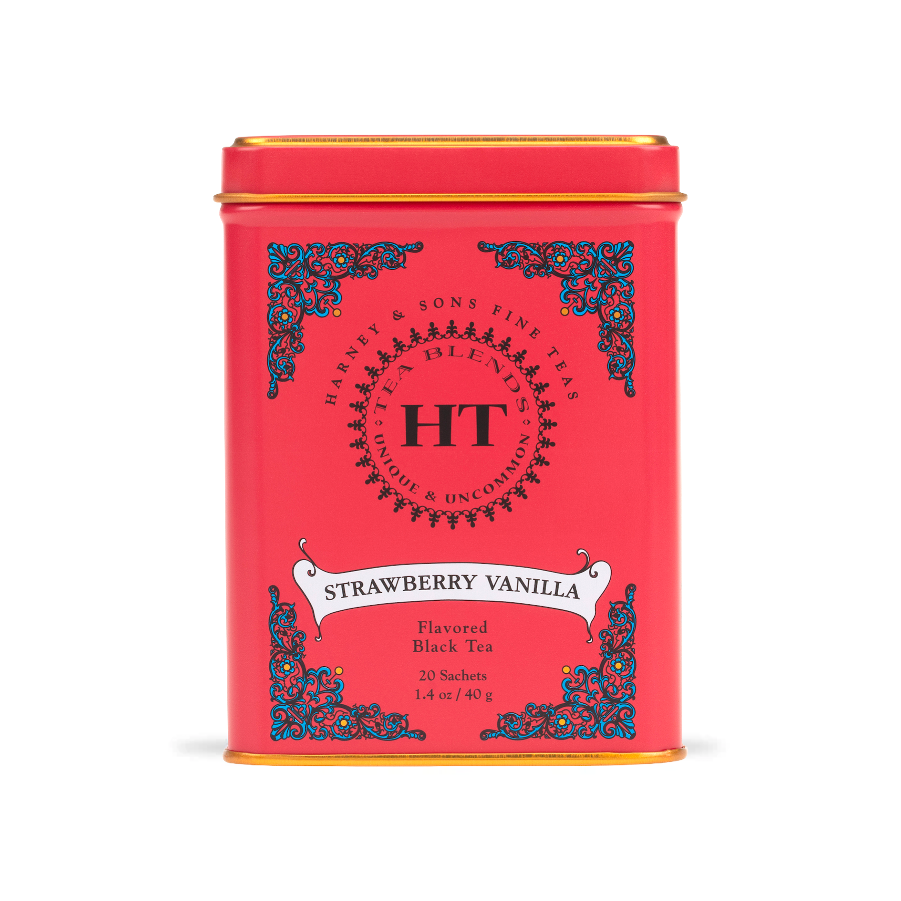 Strawberry Vanilla, HT Tin of 20 Sachets