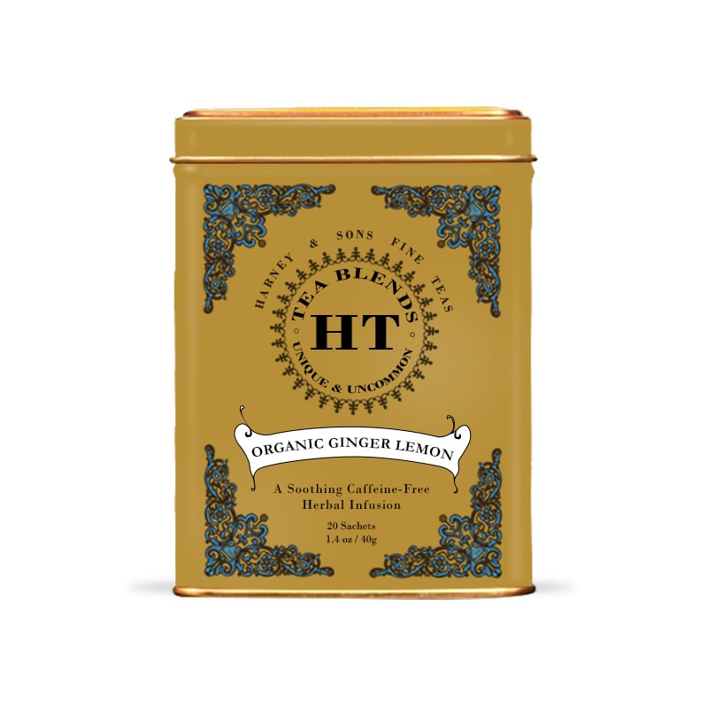 Organic Ginger Lemon, HT Tin of 20 Sachets