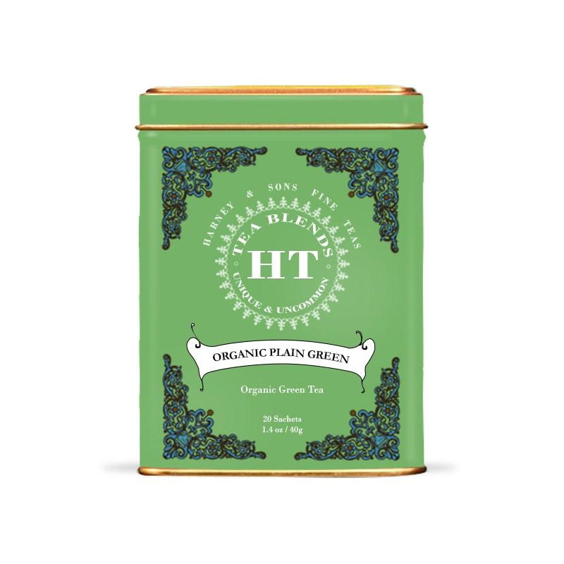 Organic Plain Green, HT Tin of 20 Sachets