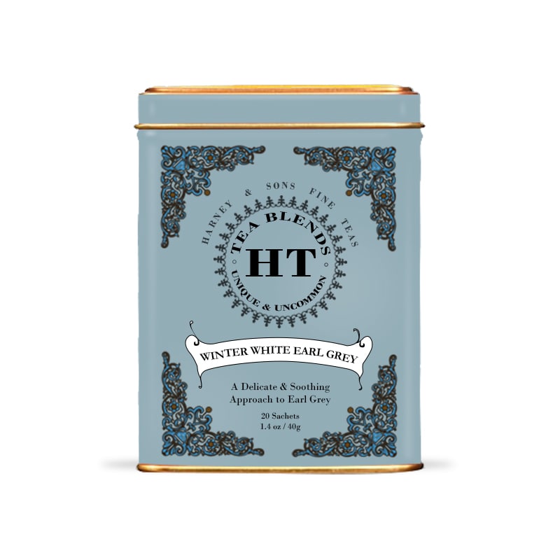 Winter White Earl Grey, HT Tin of 20 Sachets