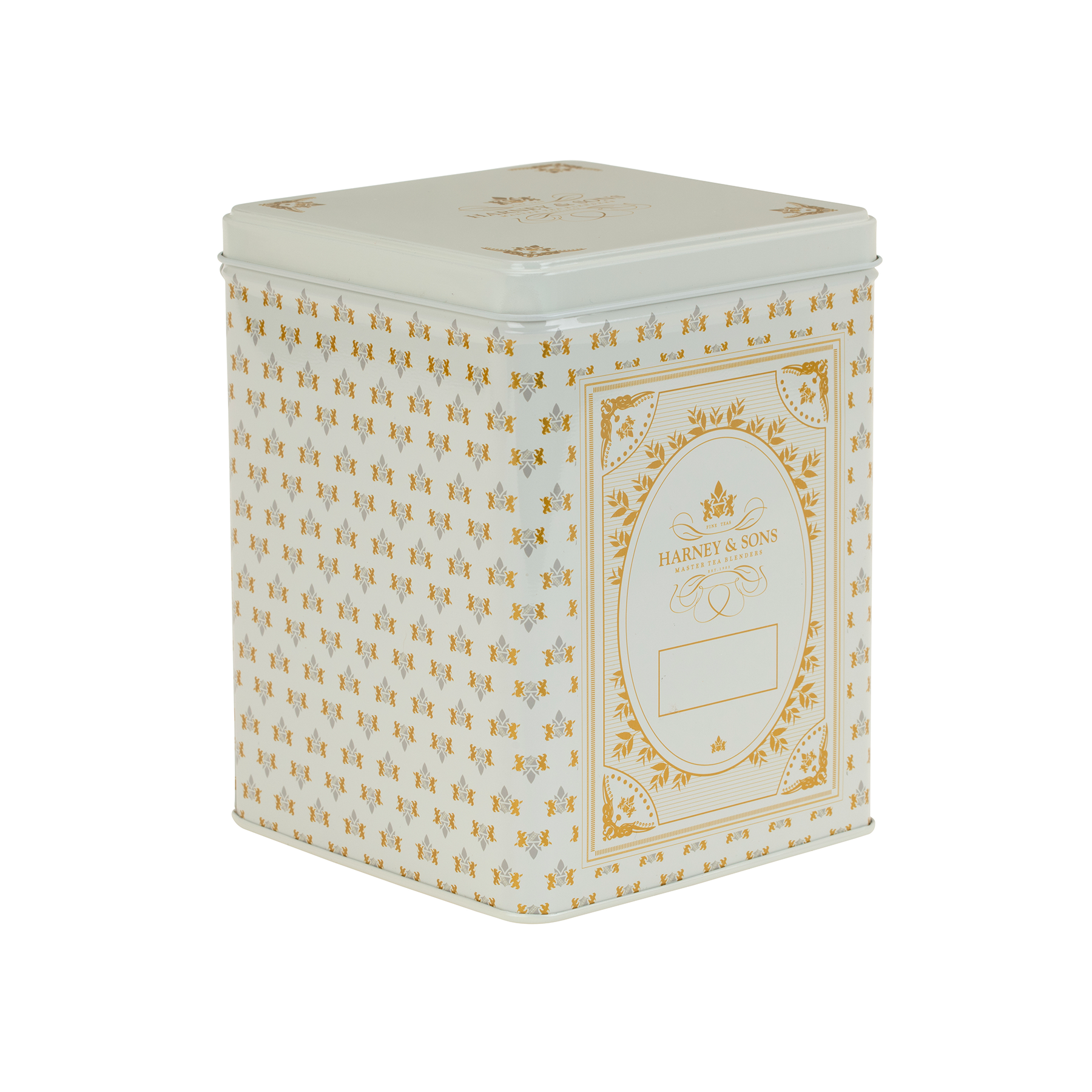 Harney & Sons Hinged Storage Canister, cream