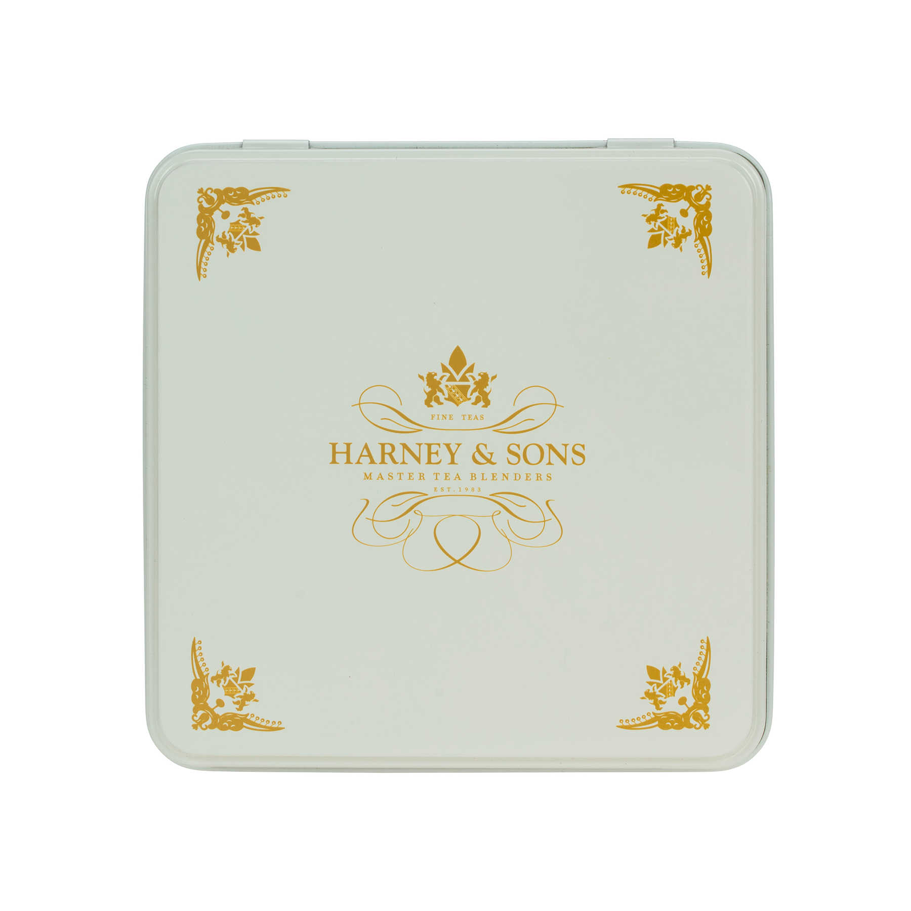 Harney & Sons Hinged Storage Canister, cream