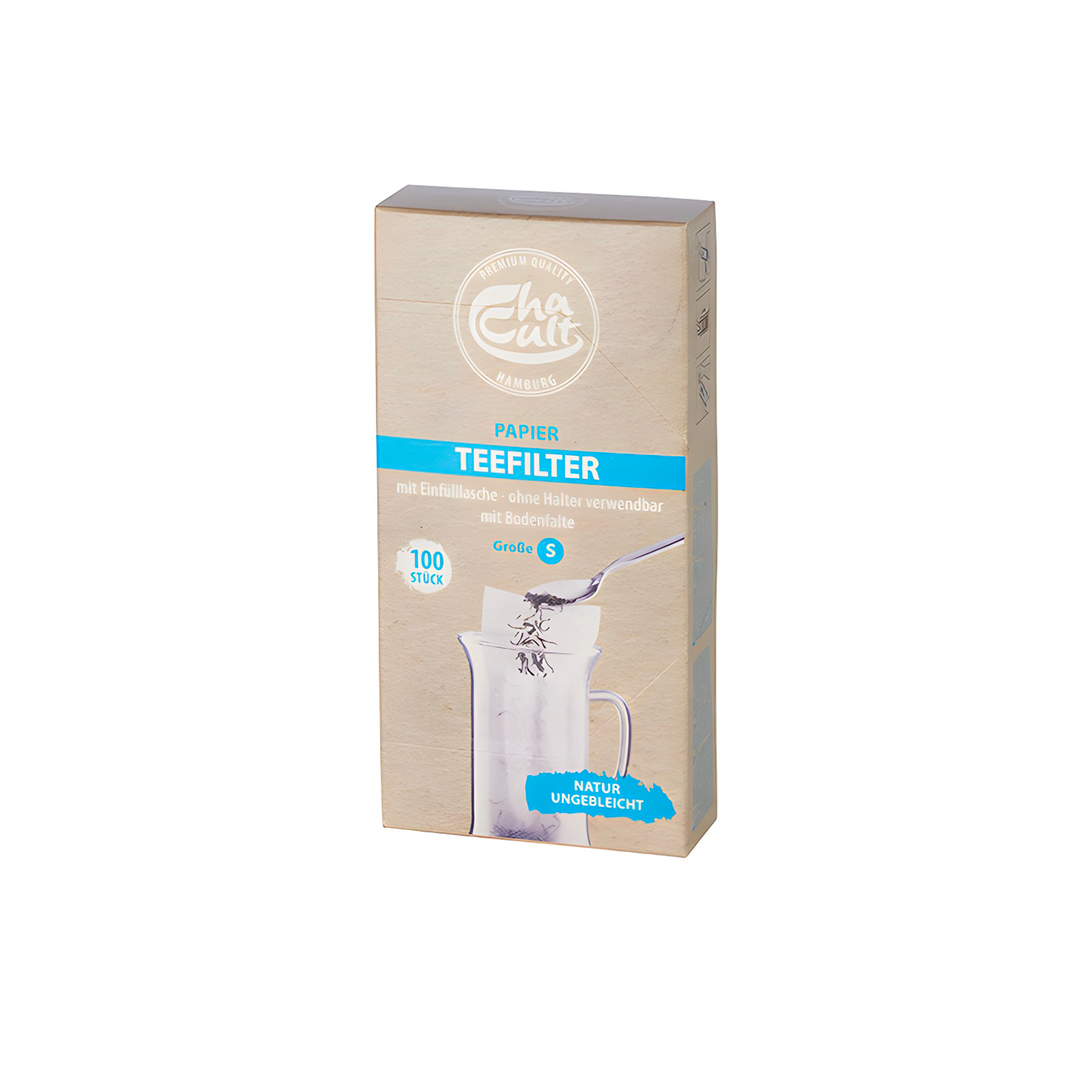 Paper Tea Filter - 100 Pieces - Size S