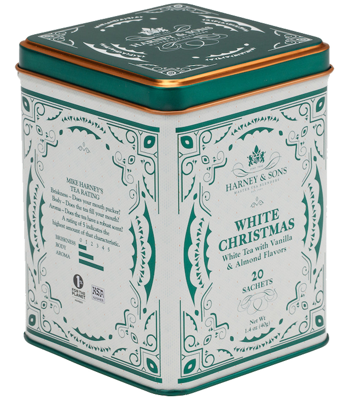 White Christmas - Tin of 20 Sachets