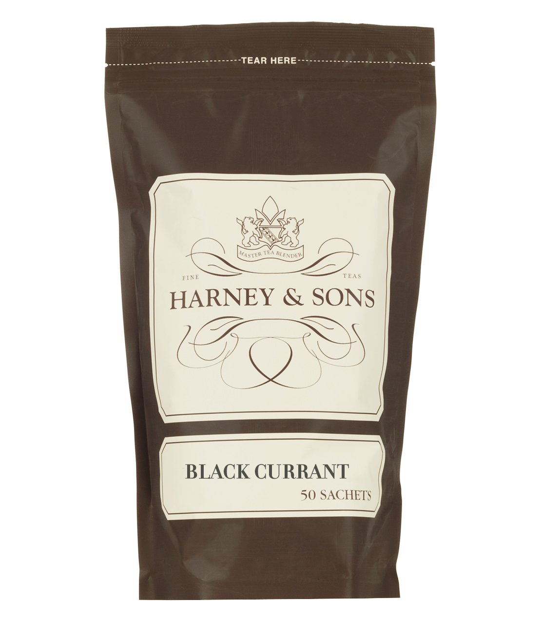 Black Currant, Bag of 50 Sachets - - Harney & Sons Fine Teas