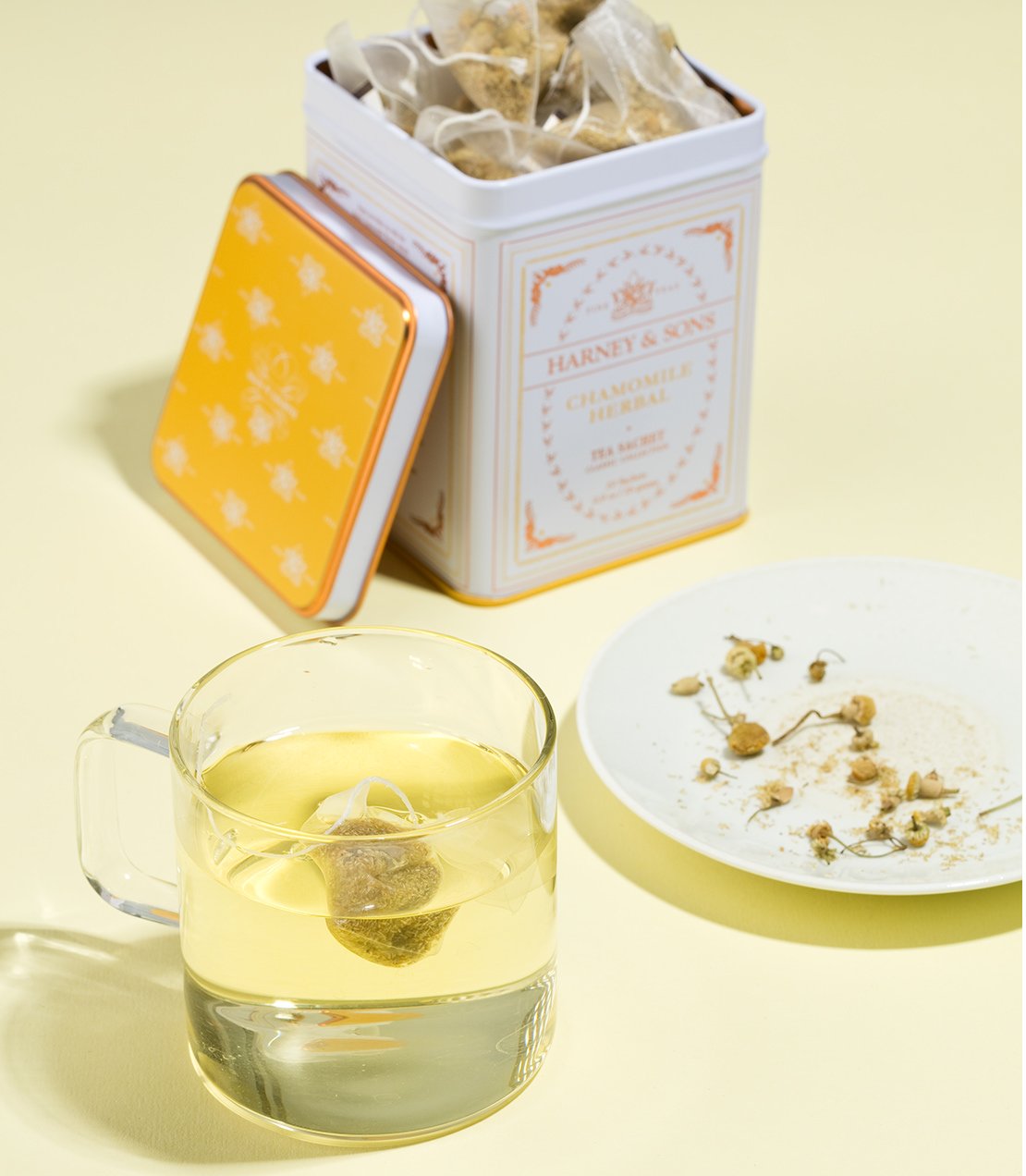 Chamomile Herbal, Classic Tin of 20 Sachets - Harney & Sons Fine Teas EUrope
