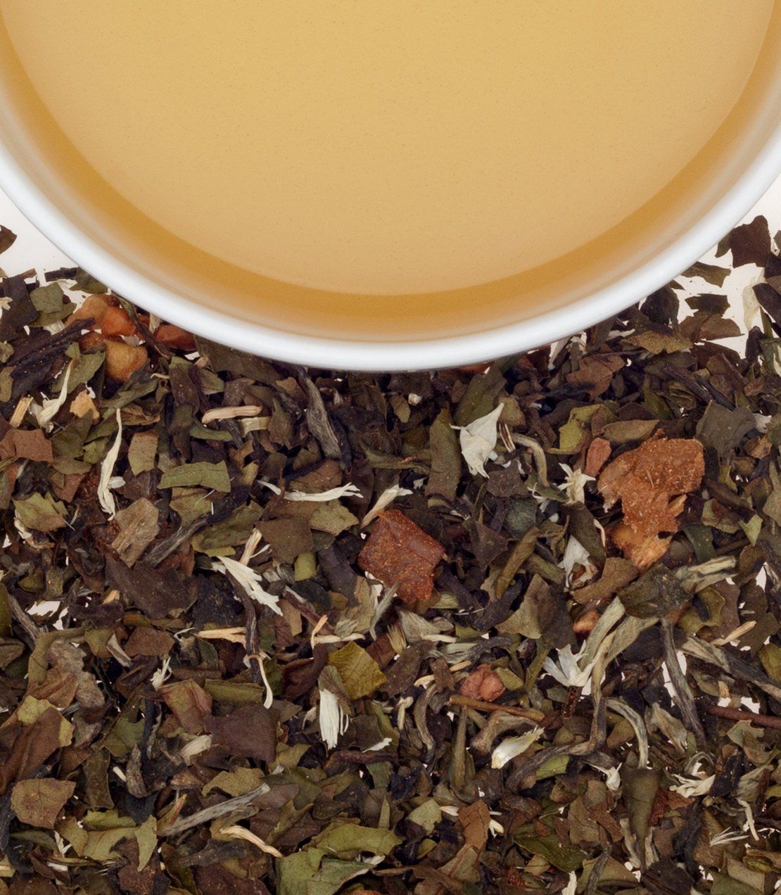 Bai Mu Dan white tea flavoured with pear and peach notes, with a hint of cinnamon - Heirloom Bartlett Pear by Harney & Sons Fine Teas Europe