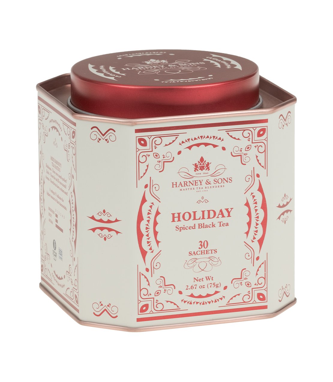 Holiday Tea, Tin of 30 Sachets - Harney & Sons Fine Teas Europe