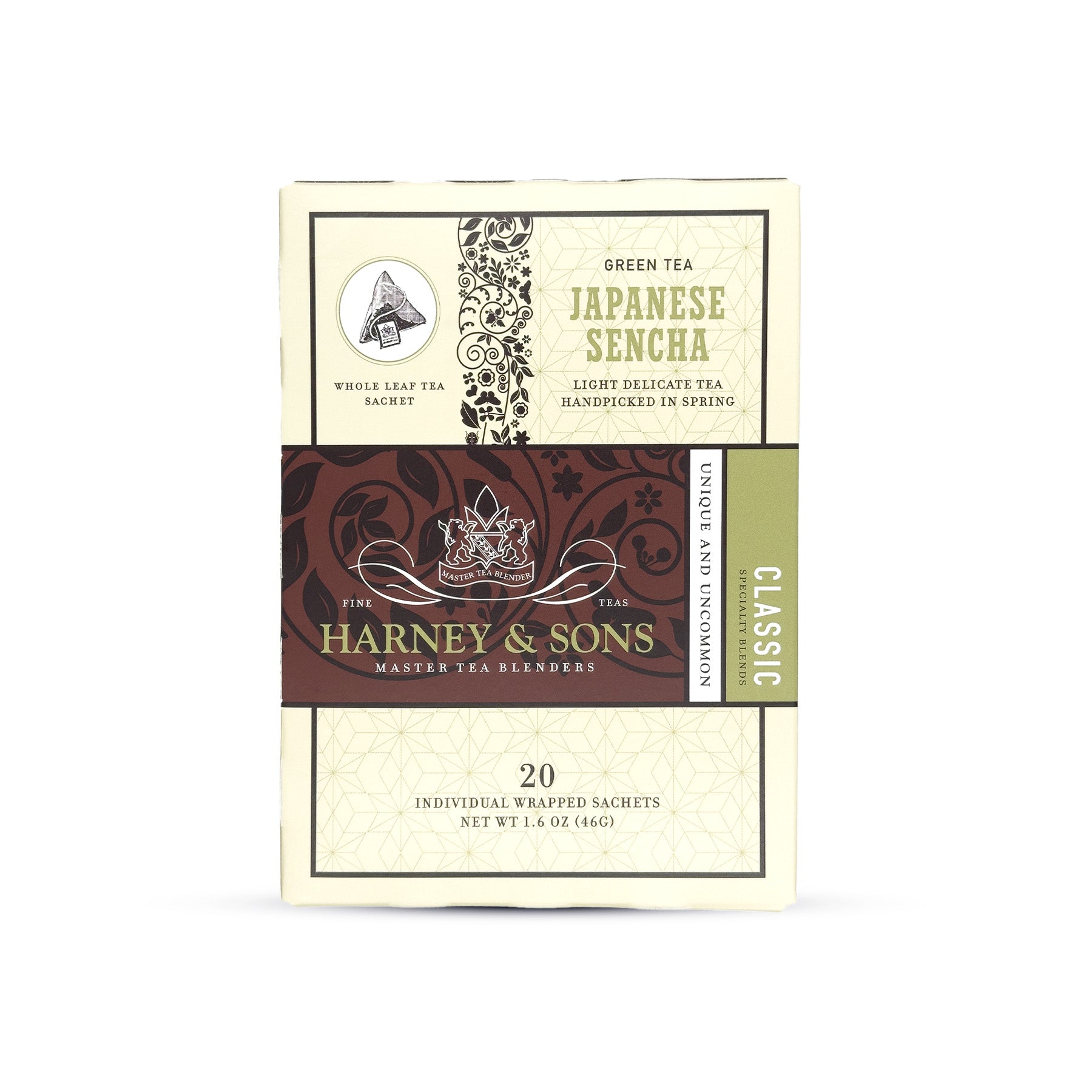 Japanese Sencha, Box of 20 Individually Wrapped Sachets -   - Harney & Sons Fine Teas
