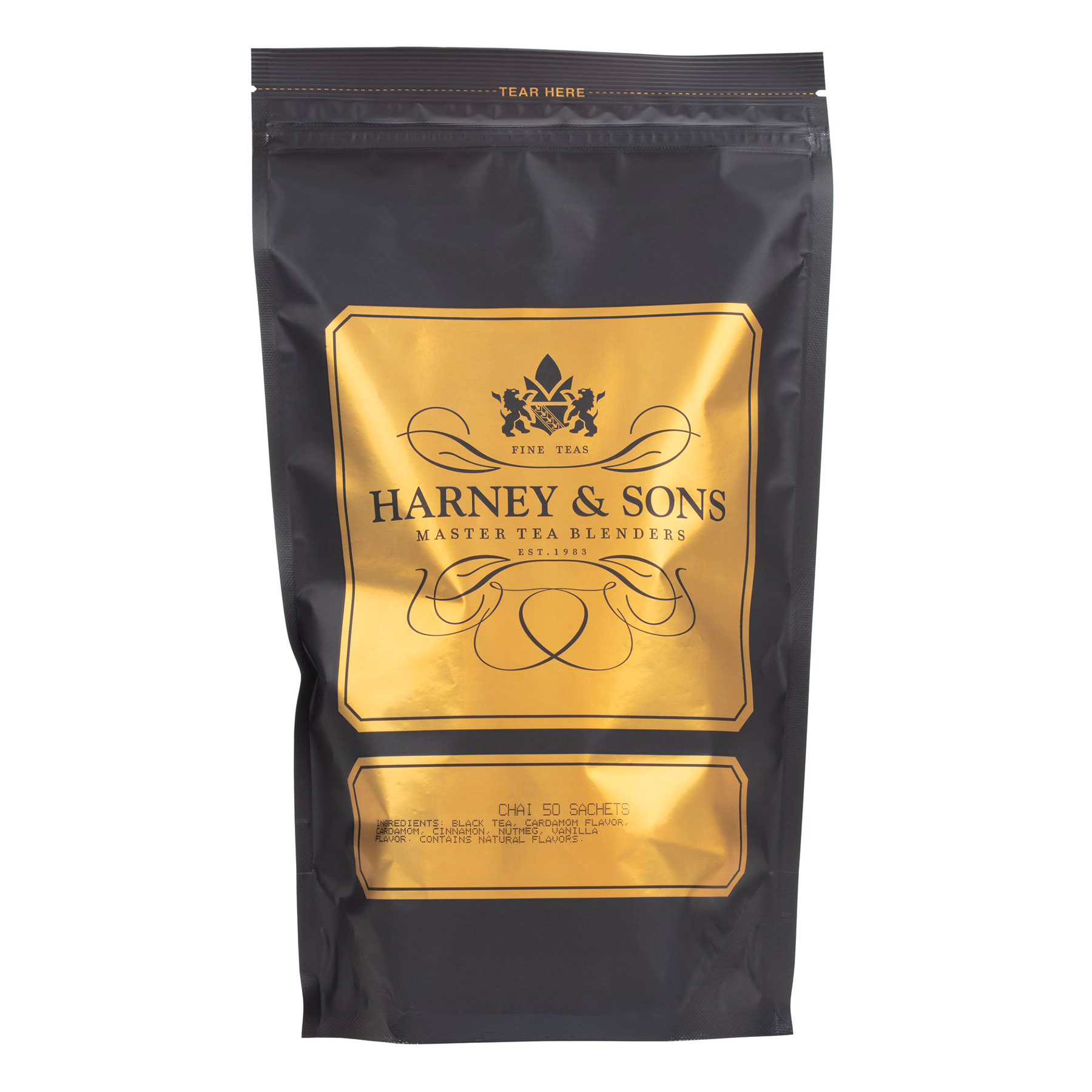 Chai tea by Harney and Sons- Bag of 50 Tea Sachets