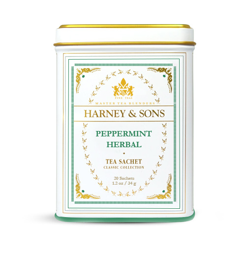 Peppermint Herbal, Classic Tin of 20 Sachets