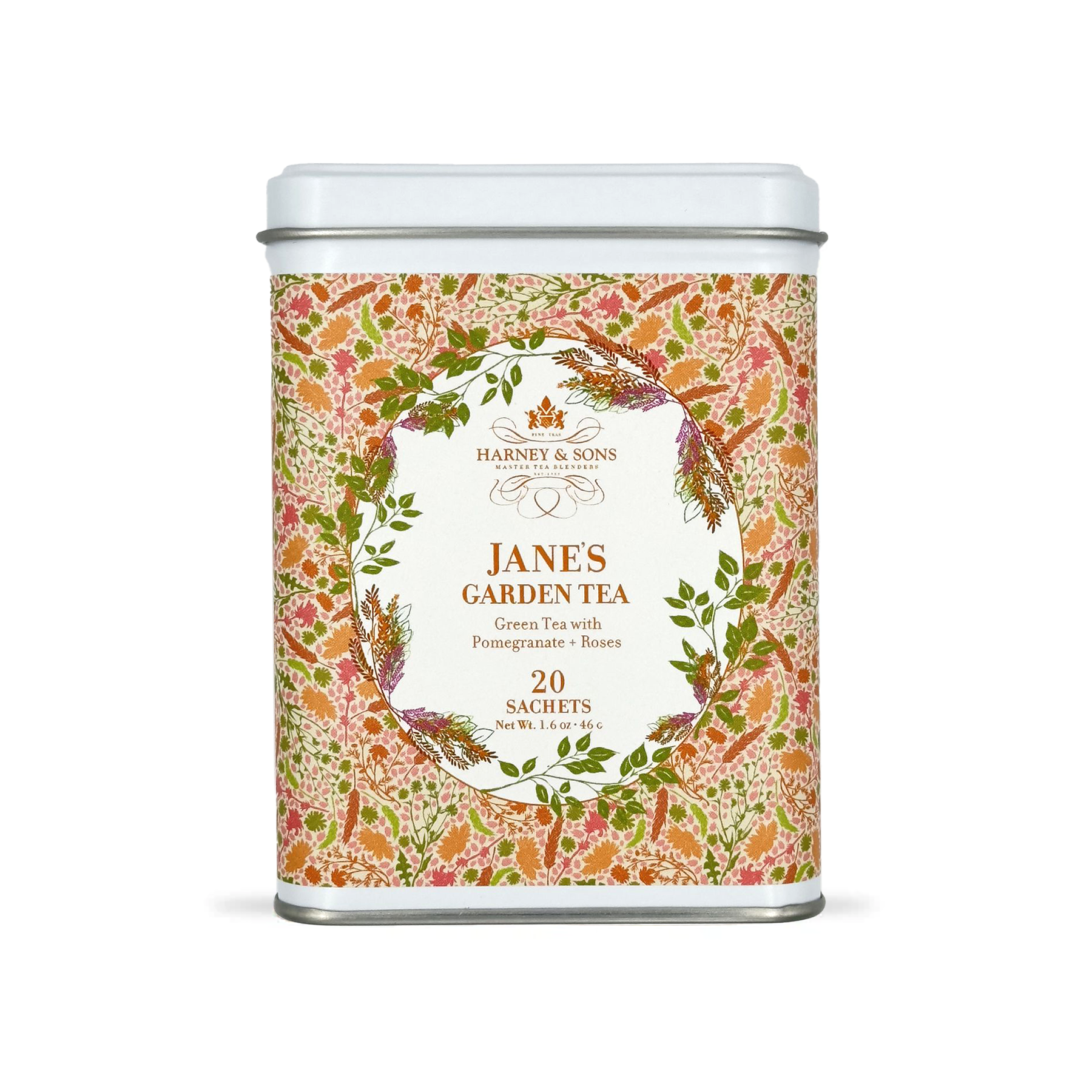 Jane's Garden Tea, Tin of 20 Sachets