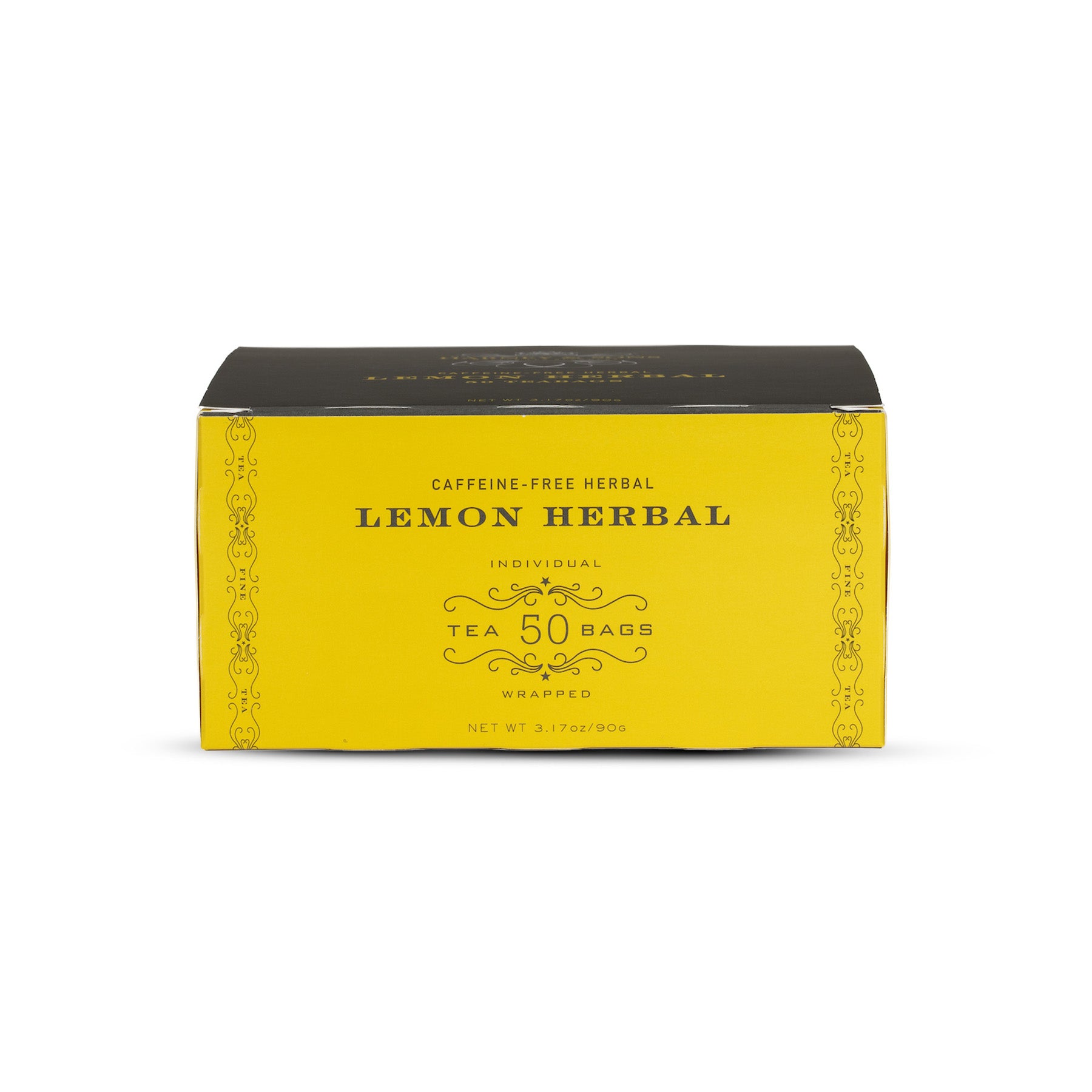 Lemon Herbal - Teabags 50 CT Foil Wrapped Teabags - Harney & Sons Fine Teas Europe