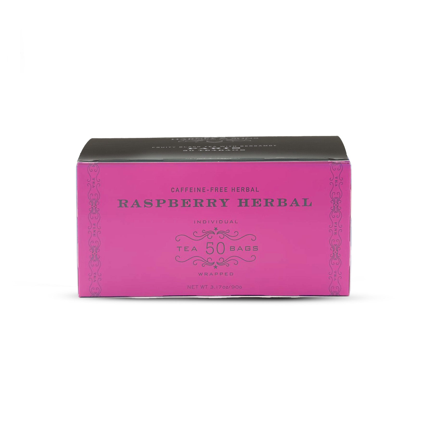 Raspberry Herbal, Box of 50 Foil Wrapped Teabags - Harney & Sons Fine Teas Europe