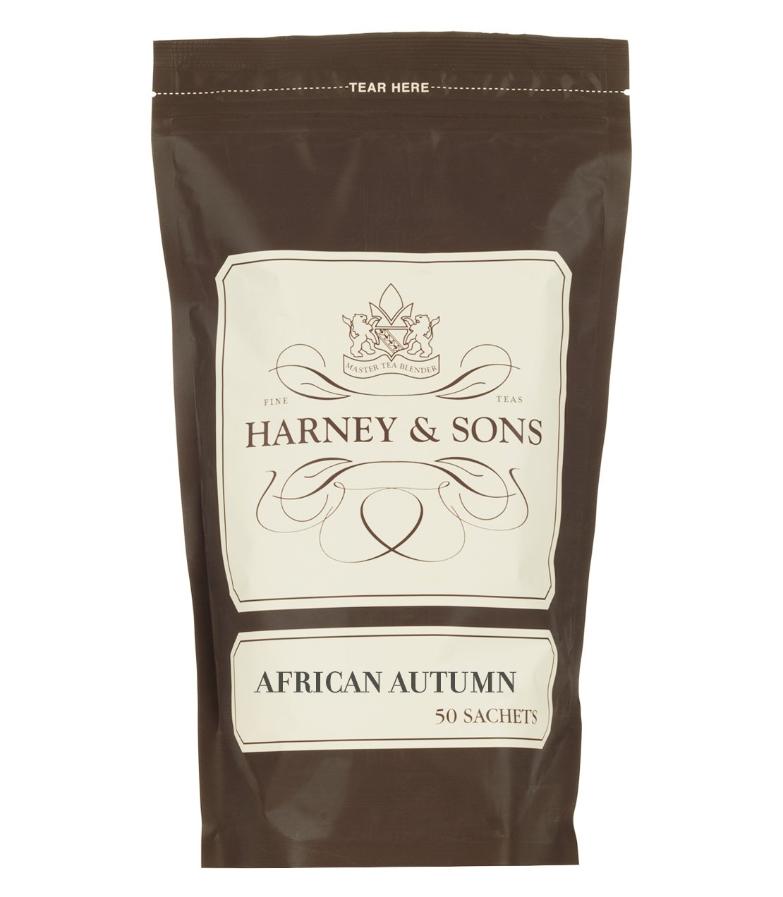 Rooibos flavoured orange and cranberry - African Autumn, bag of 50 sachets - Harney & Sons Fine Teas Europe