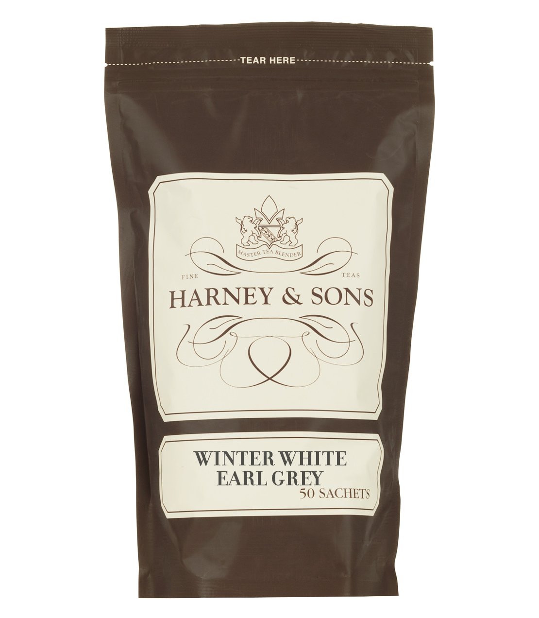 Winter White Earl Grey, Bag of 50 Sachets -   - Harney & Sons Fine Teas