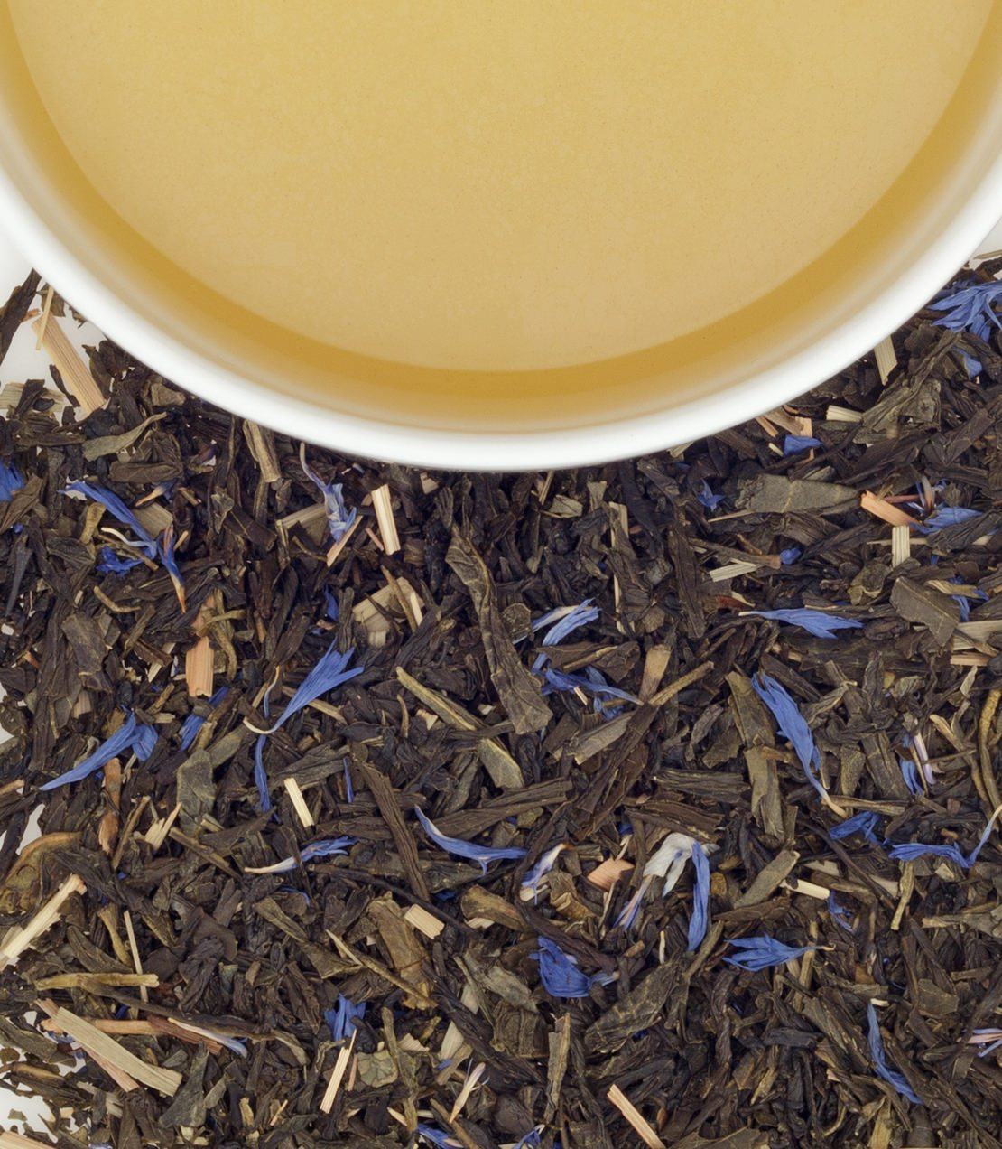Green tea with lemongrass flavoured blueberry and vanilla - Blueberry Green by Harney & Sons Fine Teas Europe
