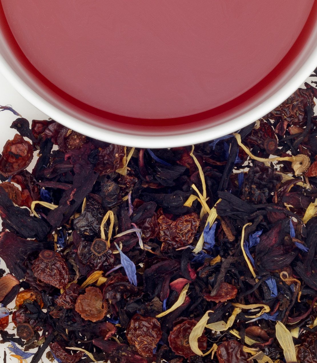 Festive blend with Ceylon decaf tea, fruit and flowers - Birthday Party Tea by Harney & Sons Europe